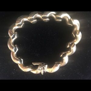 Gold Hoop Bracelet